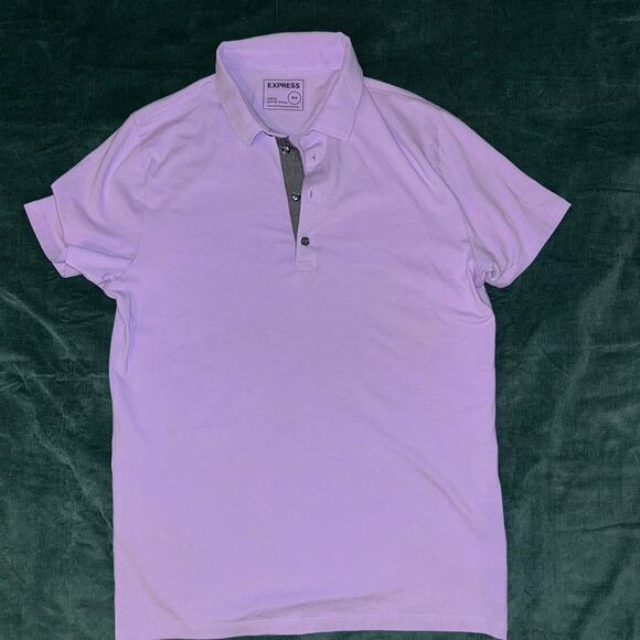 Express button up polo - Picture 1 of 4